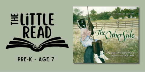 The Little Read Logo and picture of The Other Side book cover