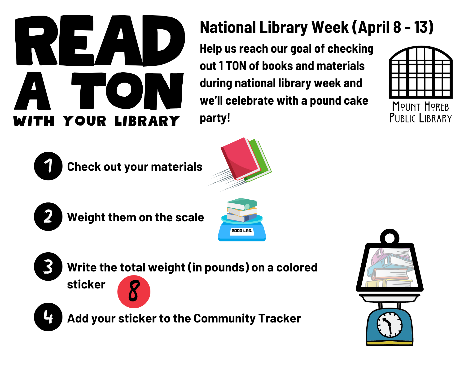 National Library Week 2024 Mount Horeb Public Library