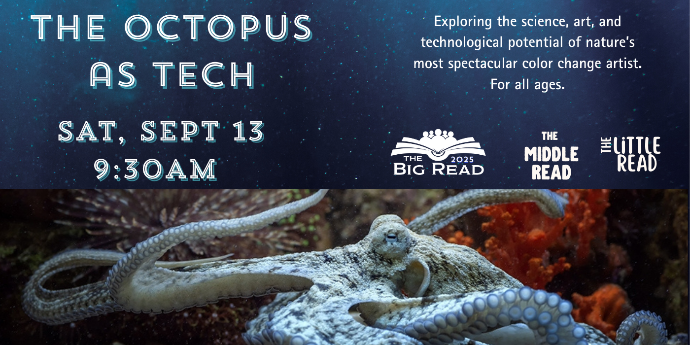Octopus as Tech program sept 13 at 9:30am