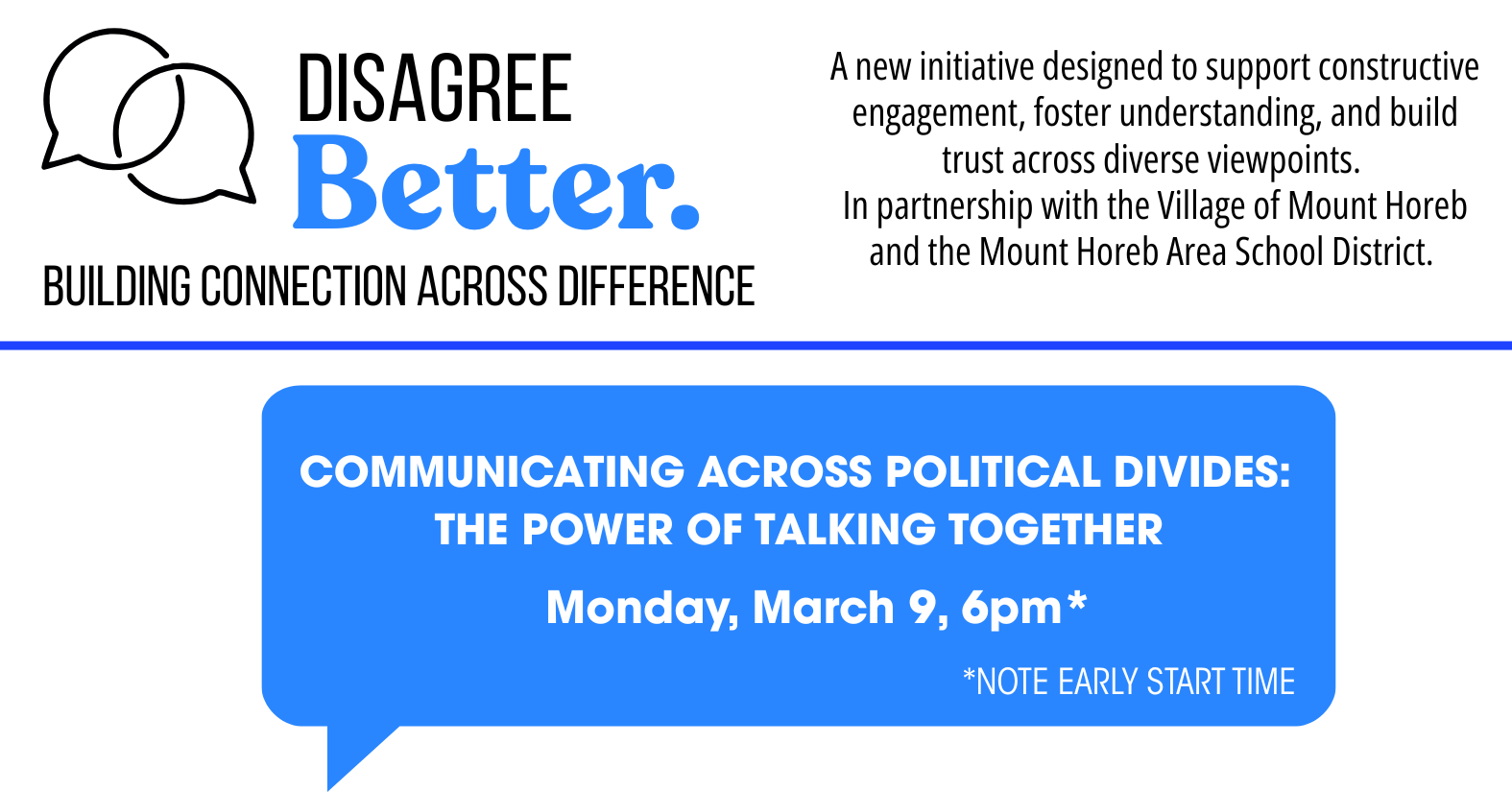 Communication Across Political Divides Program March 9