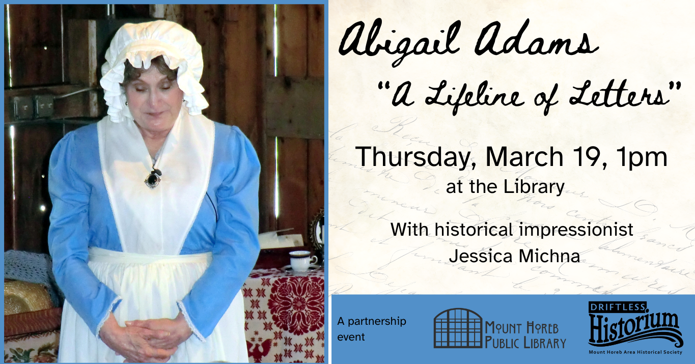 photo of historical impression of abigail adams