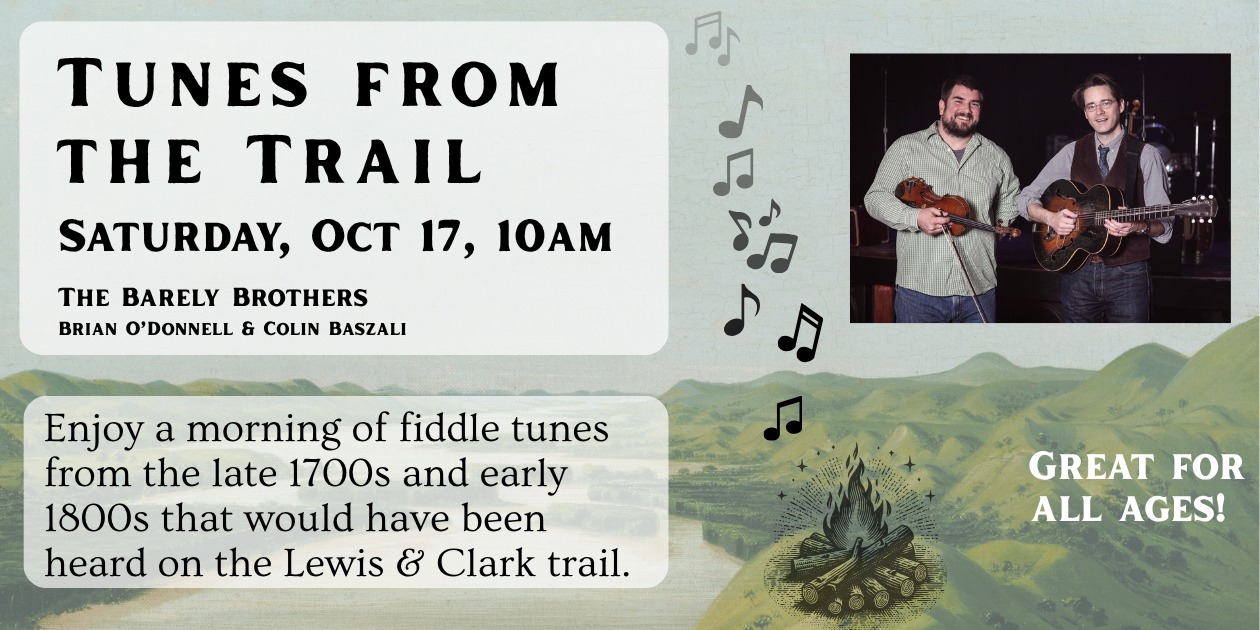 Tunes from the Trail, October 17 at 10am