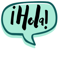 hola speech bubble