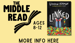 Middle read logo with Linked book cover